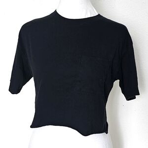 Black Athletic Women's Crop Top Size XS
